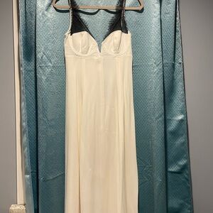 J. Crew Cream and Black Dress